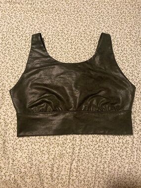 Aerie Offline The Hugger Crackle Sports Bra